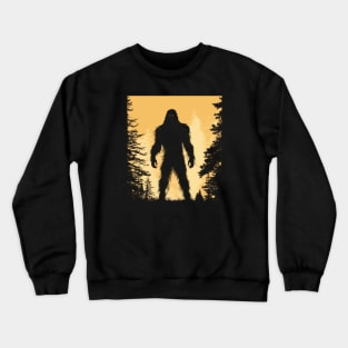 Vintage Bigfoot Design - Nostalgic Tribute to the Legendary Creature Crewneck Sweatshirt